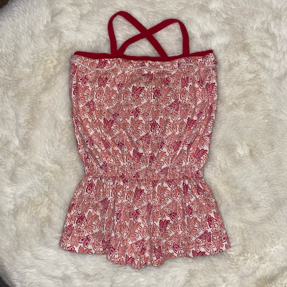 Tea Collection Butterfly Romper, Size 4